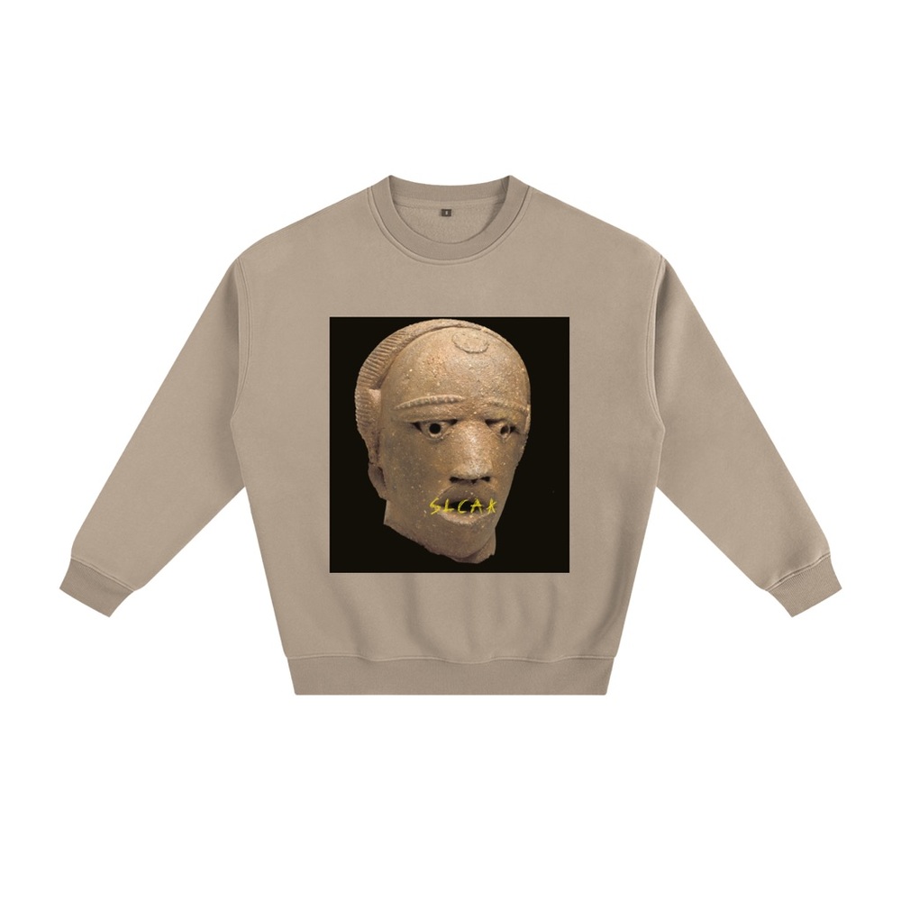 Crewneck Sweater with Graphic Design